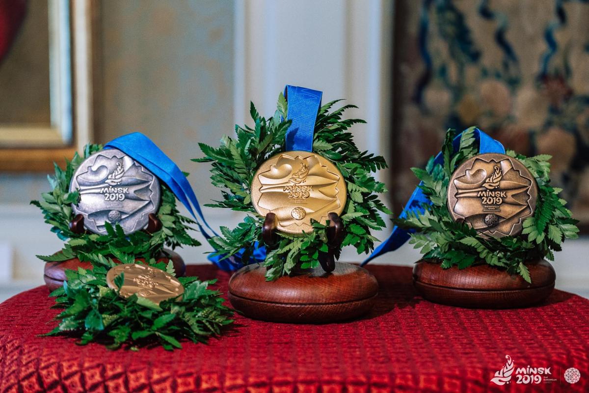 В МИРЕ ПРЕЗЕНТОВАЛИ МЕДАЛИ II ЕВРОПЕЙСКИХ ИГР 2019 ГОДА